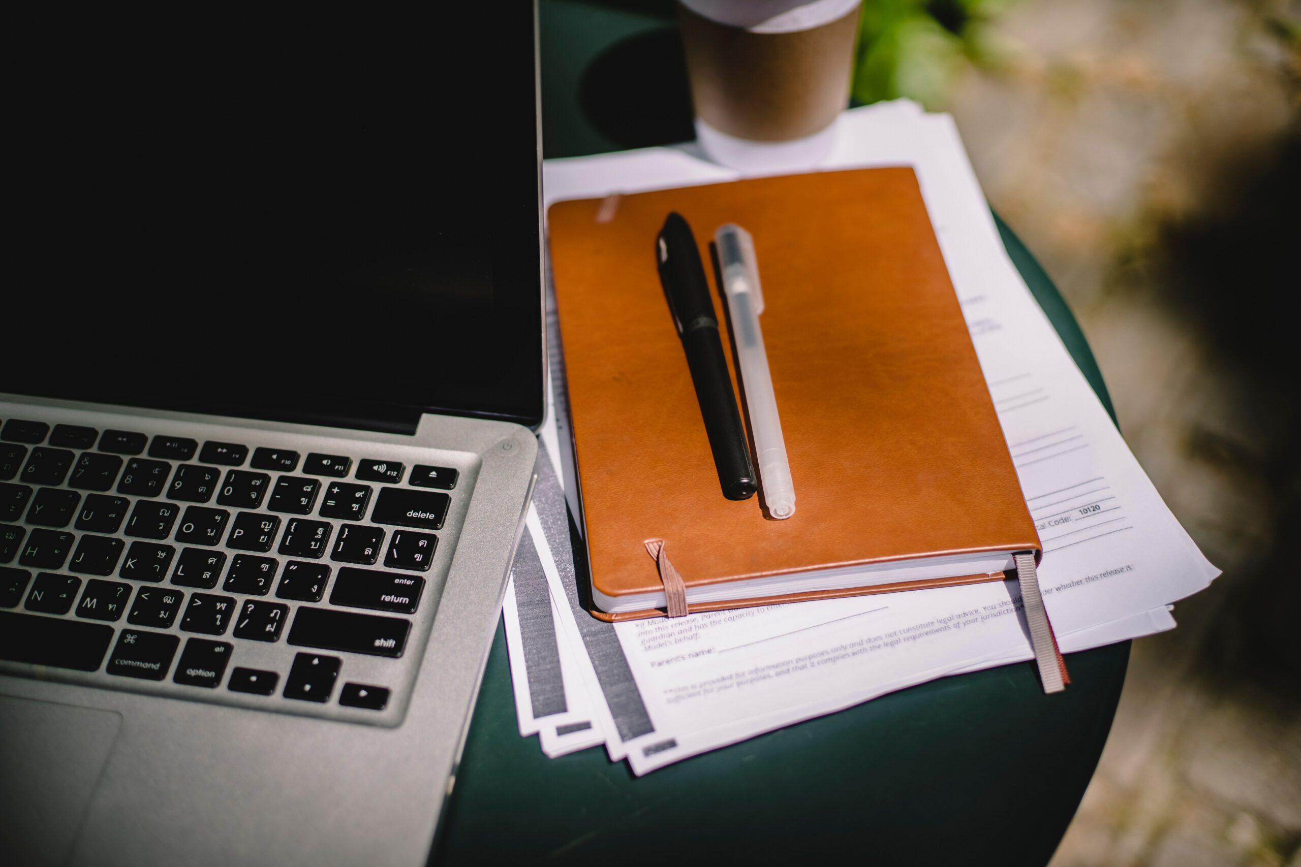 Photo by Ketut Subiyanto: https://www.pexels.com/photo/planner-and-pens-on-table-with-laptop-4559555/